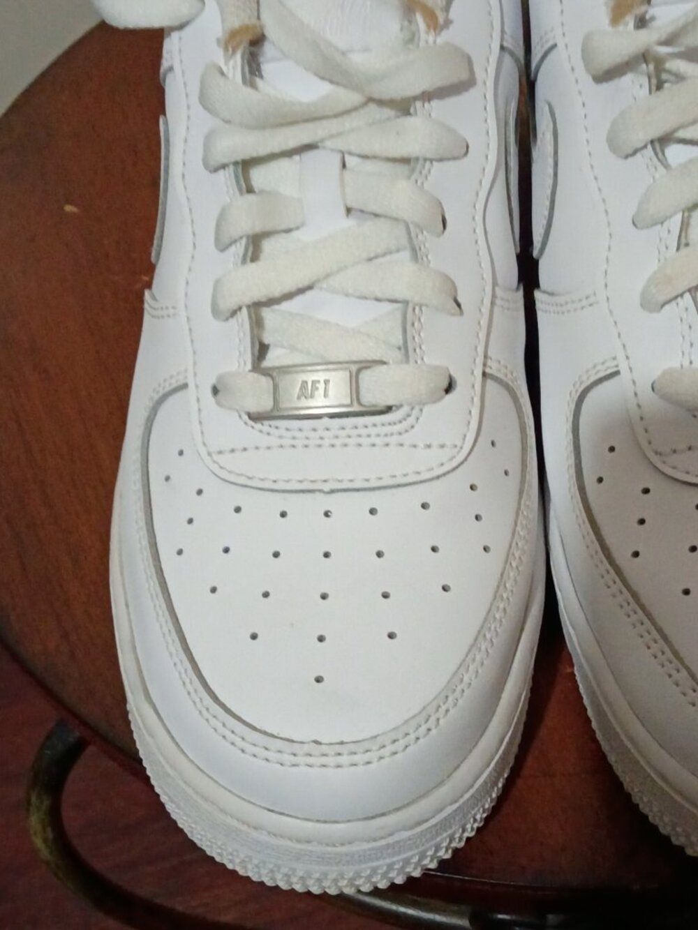Nike Air Force 1 Triple White GS Sneakers Shoes DH2920-111 | Youth Size 7Y - Picture 7 of 14